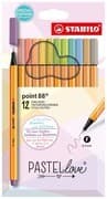 Stabilo Fineliner point 88 Pastellove 12er Set