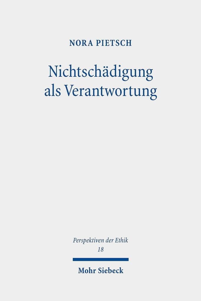 Nichtschädigung als Verantwortung