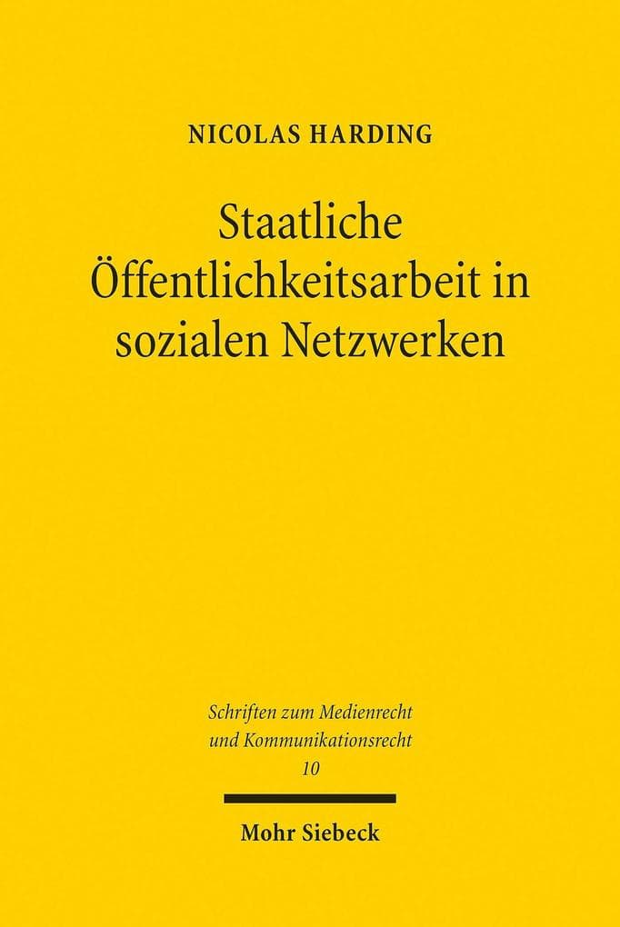 Staatliche Öffentlichkeitsarbeit in sozialen Netzwerken