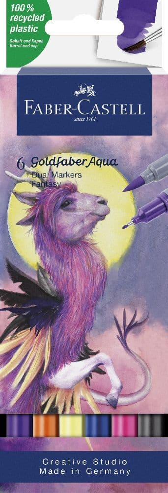 Faber-Castell Gofa Aqua Dual Marker Fantasy 6er Set