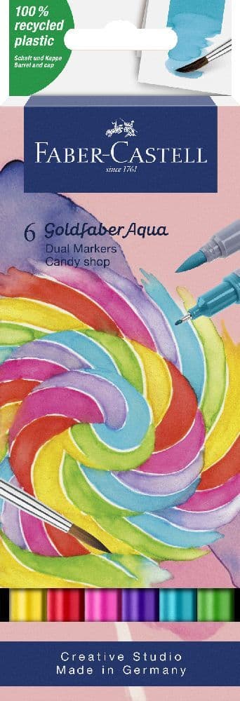 Faber-Castell Gofa Aqua Dual Marker Candy Shop 6er Set