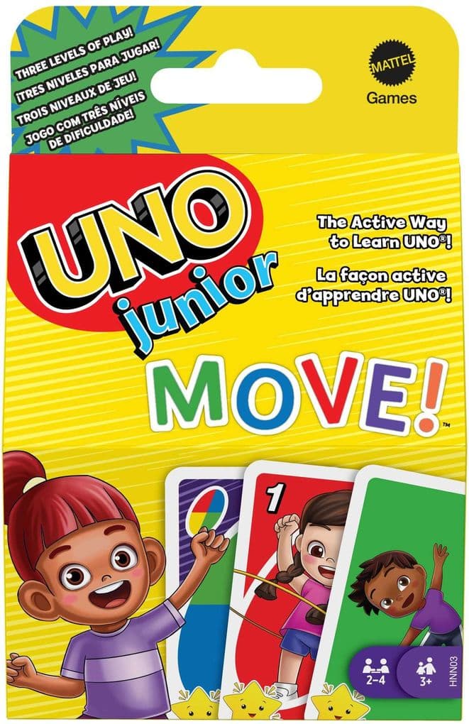 Mattel Games - UNO Junior Move interaktives Kartenspiel