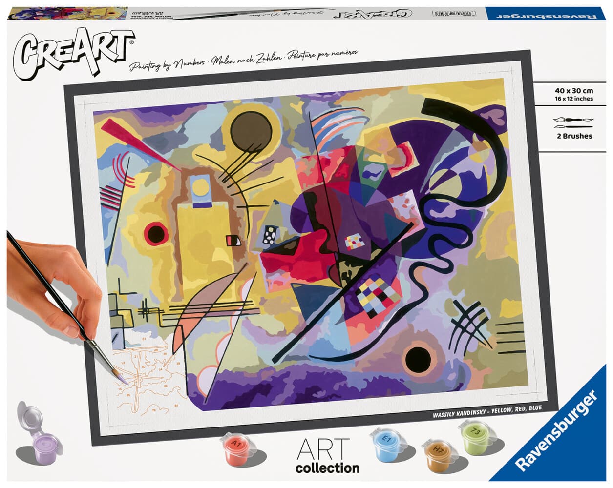 Ravensburger - ART Collection: Yellow, Red, Blue Kandinsky