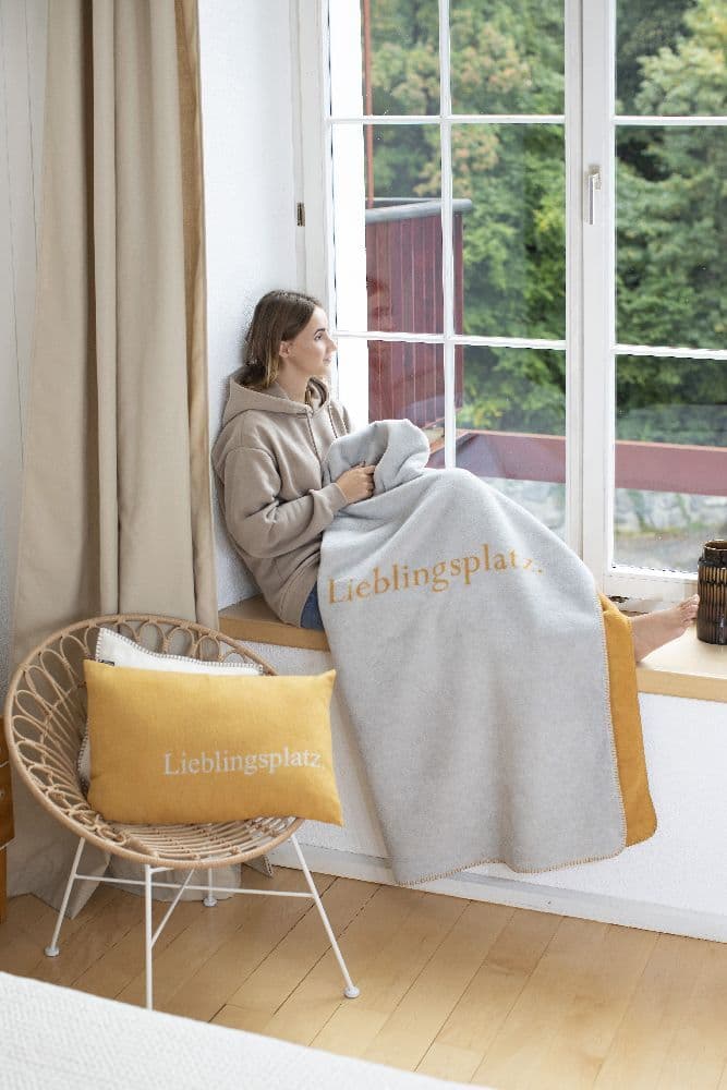 Fussenegger Wohndecke "Lieblingsplatz" filz