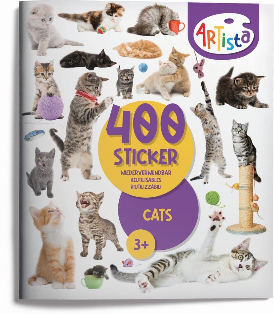 Artista - Stickerbuch Katzen