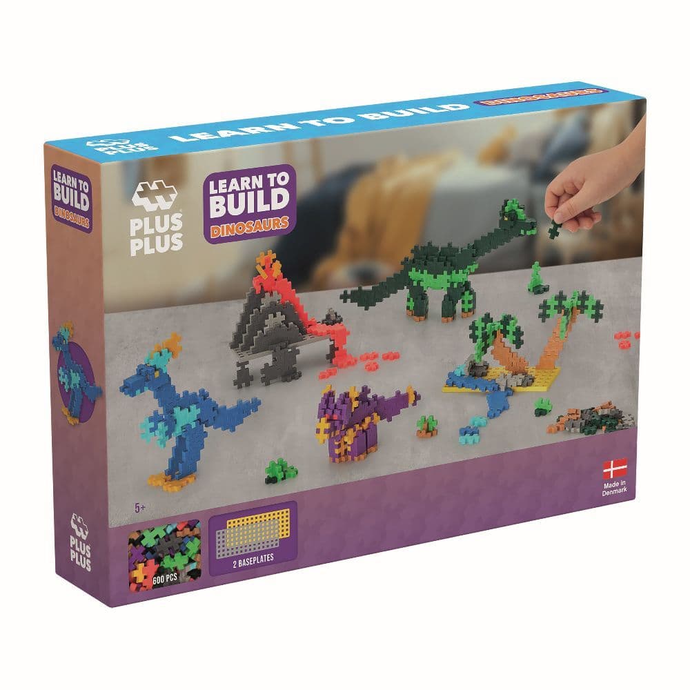 Plus-Plus - 500 Kreativ Bausteine Dinosaurier