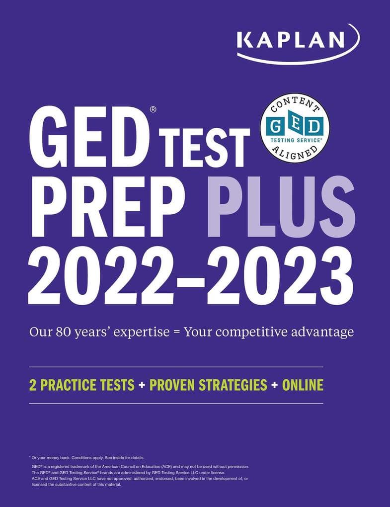 GED Test Prep Plus 2022-2023: Includes 2 Full Length Practice Tests, 1000+ Practice Questions, and 60 Online Videos