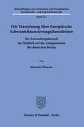 Die Verordnung über Europäische Schwarmfinanzierungsdienstleister.