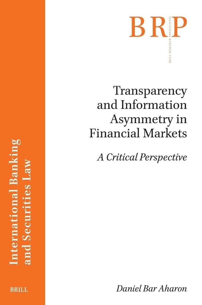Transparency and Information Asymmetry in Financial Markets