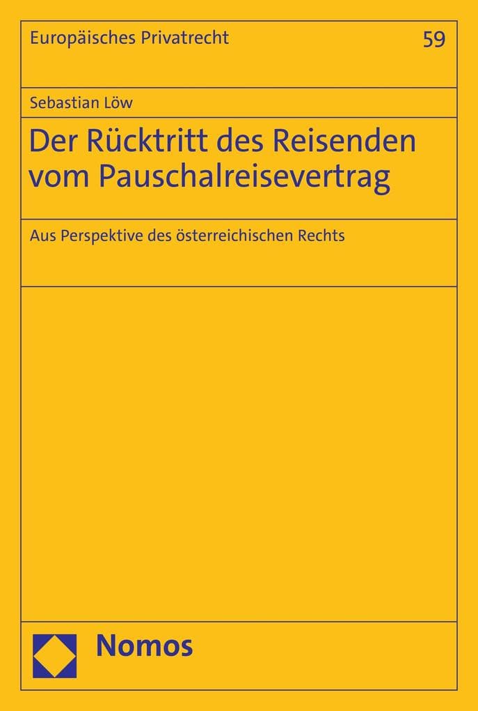 Der Rücktritt des Reisenden vom Pauschalreisevertrag