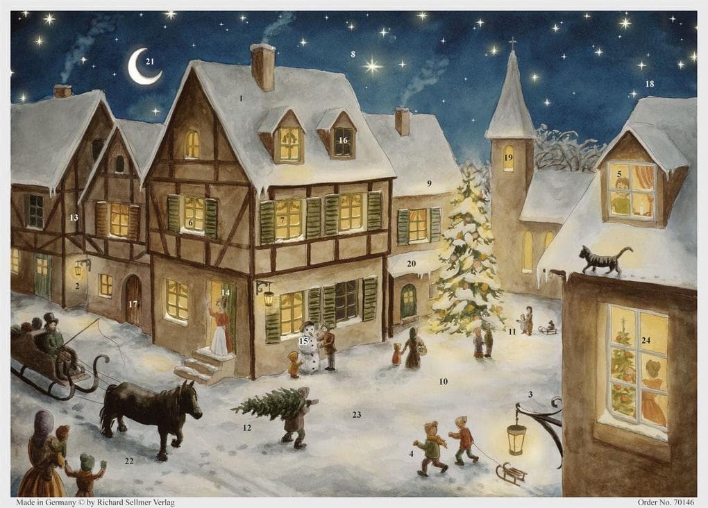 Adventskalender "Weihnachtsabend im Dorf"