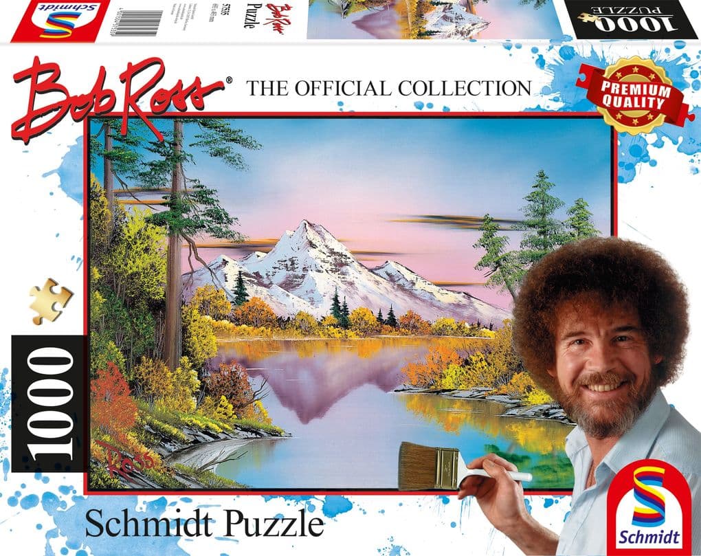 Schmidt Spiele - Bob Ross - Spiegelungen, 1000 Teile