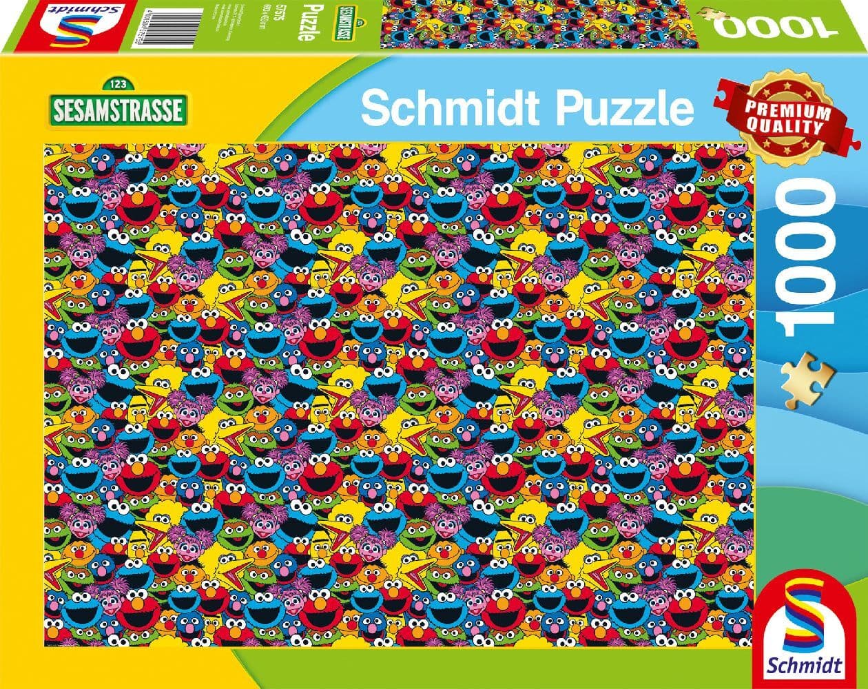 Schmidt Spiele - Sesamstrasse - Wer, wie, was?, 1000 Teile