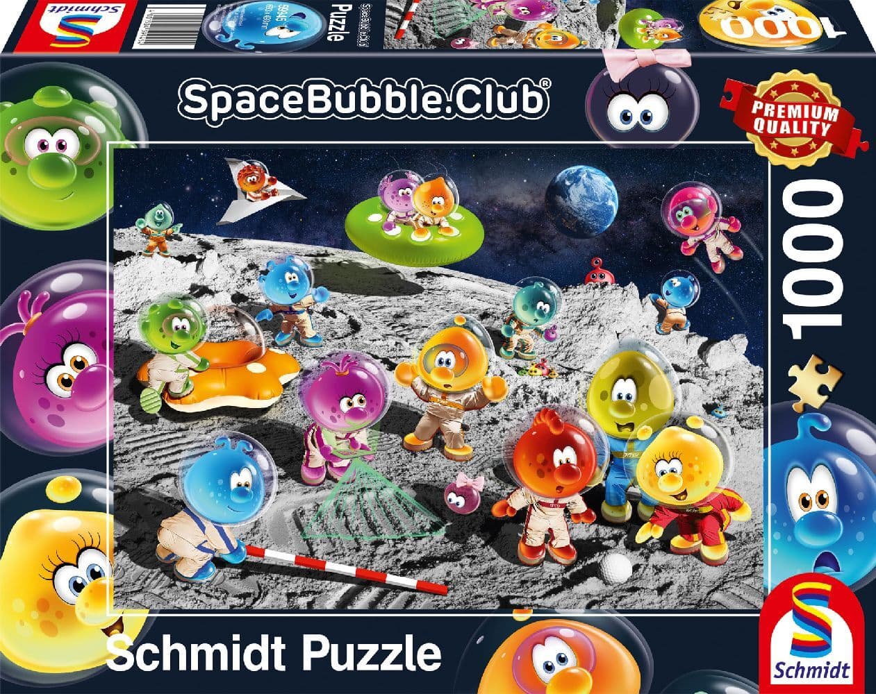 Schmidt Spiele - Spacebubbel Club - Auf dem Mond, 1000 Teile