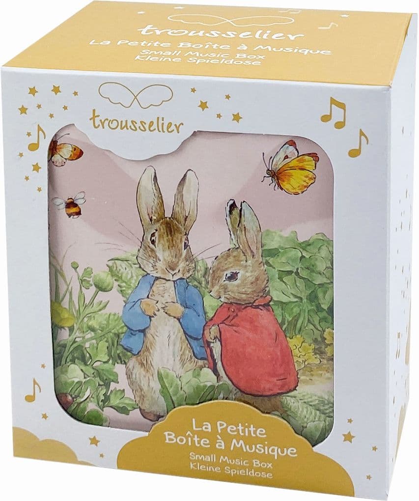 Trousselier - Musikspieldose mit Schublade Peter Hase, Karotte