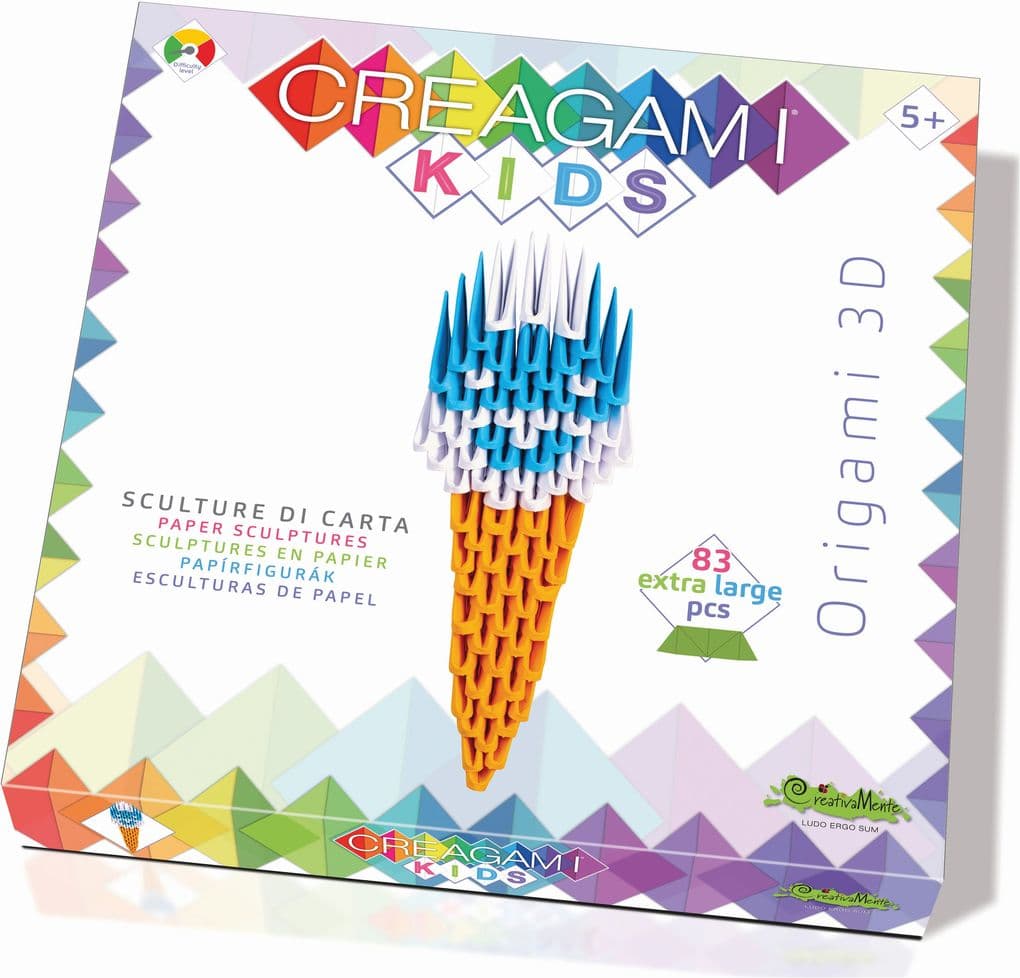 Creagami - Origami 3D KIDS Eiscreme, 83 Teile