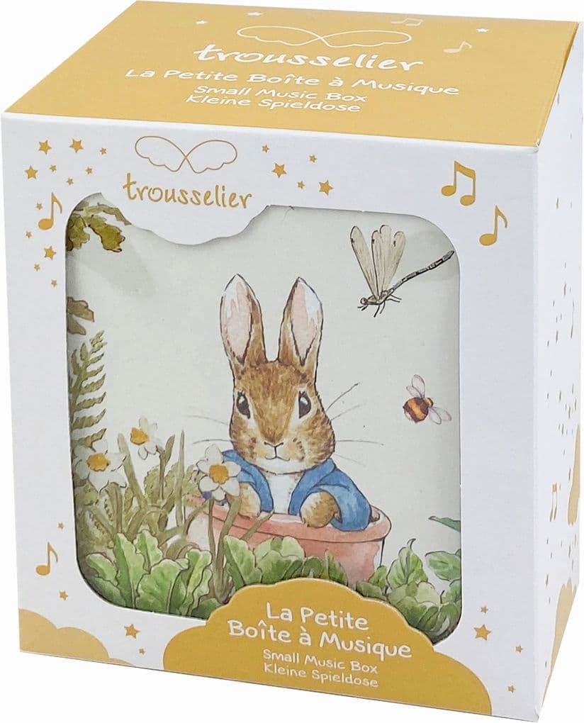 Trousselier - Musikspieldose mit Schublade Peter Hase, Libelle