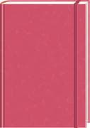 Anaconda Notizbuch/Notebook/Blank Book, punktiert, textiles Gummiband, pink, Hardcover (A5), 120g/m²