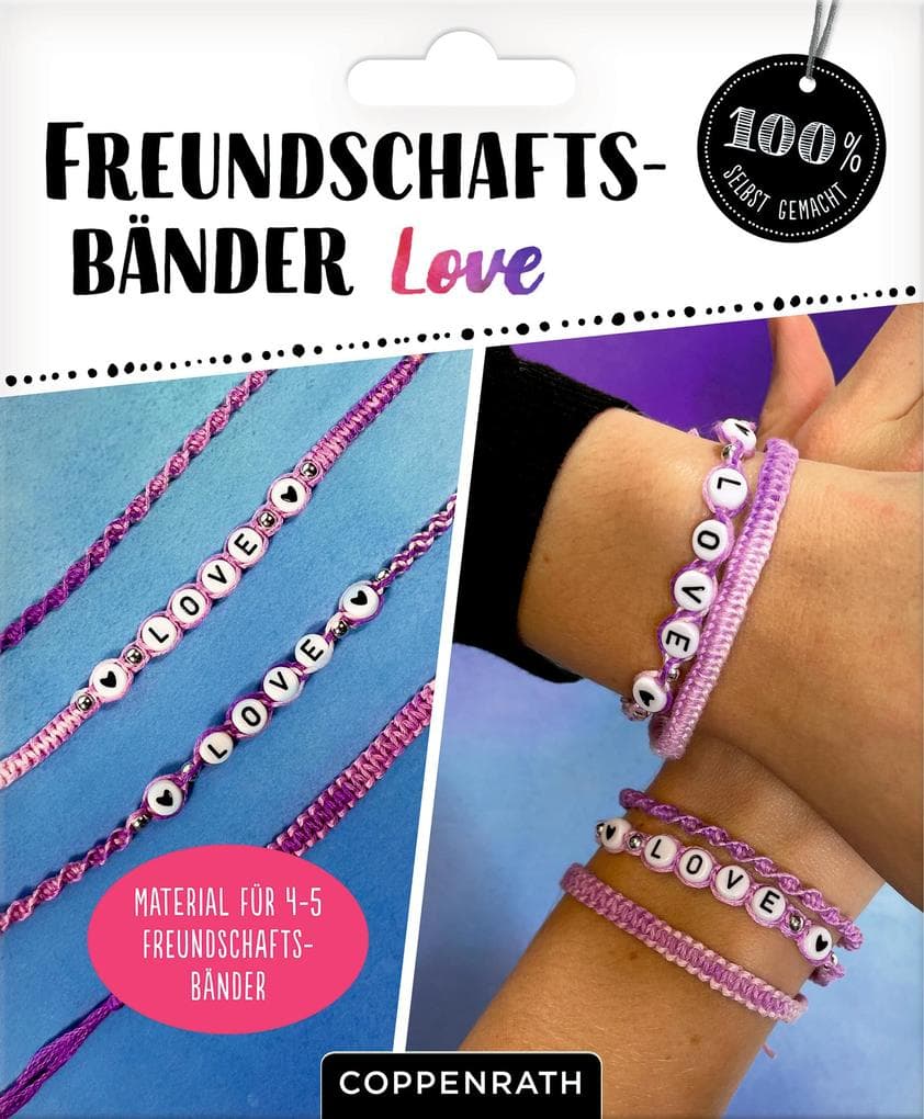 Coppenrath - 100% selbst gemacht - Freundschaftsbänder Love