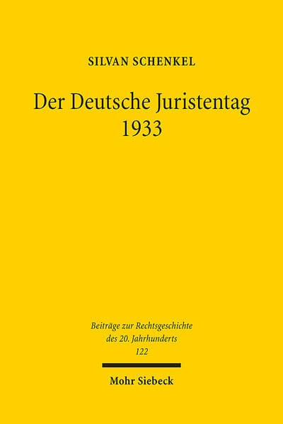 Der Deutsche Juristentag 1933