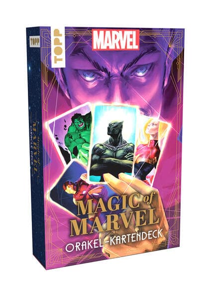 Magic of MARVEL Orakel-Kartendeck. Ein Blick in die Zukunft mit den Original MARVEL-Superhelden wie