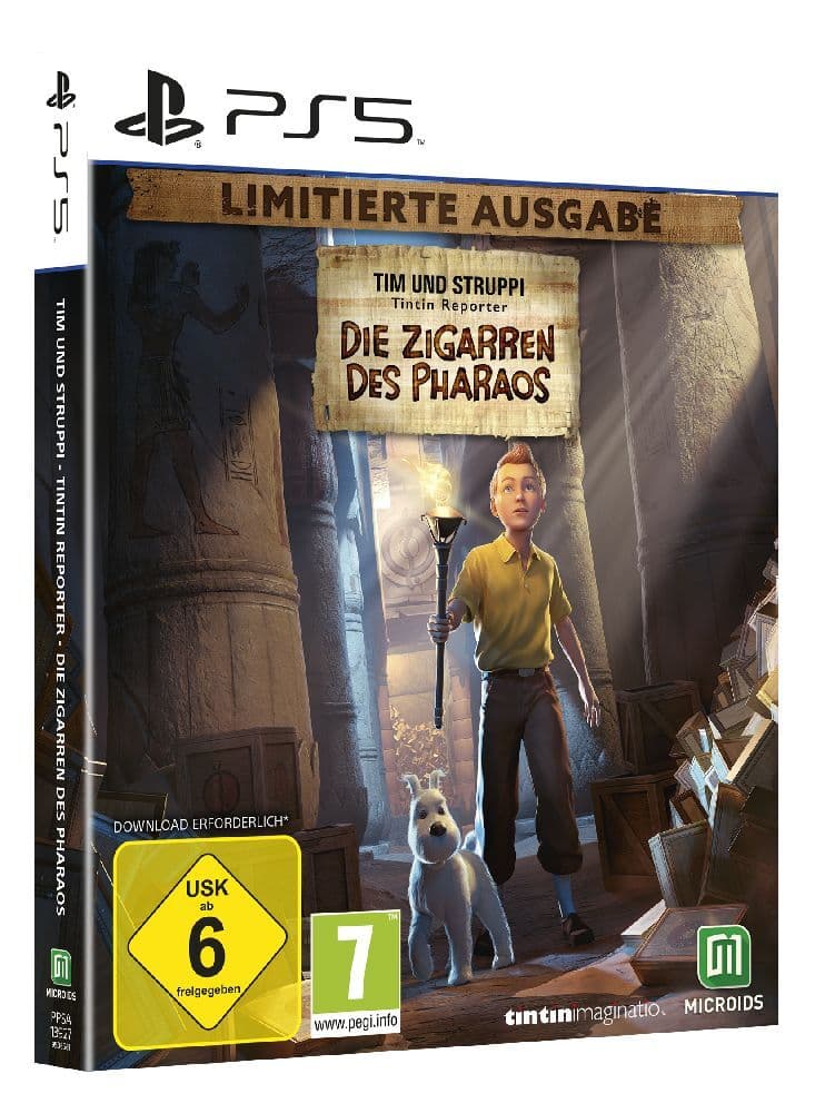 Tim und Struppi - Die Zigarren des Pharaos, 1 PS5-Blu-ray Disc (Limitierte Ausgabe)