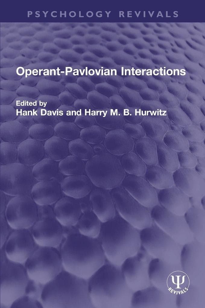 Operant-Pavlovian Interactions