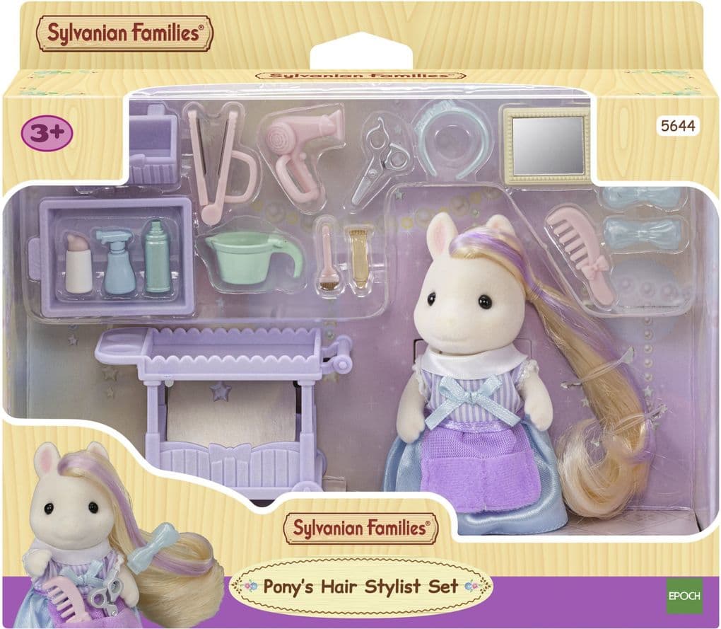 Sylvanian Families - Pony Friseur Spielset mit Figur