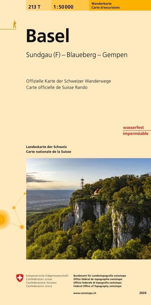 Swisstopo 1 : 50 000 Basel