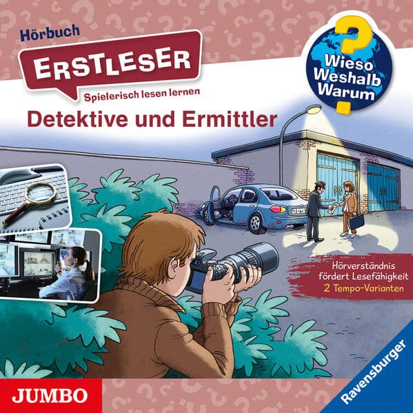 Wieso? Weshalb? Warum? Erstleser. Detektive und Ermittler, Audio-CD