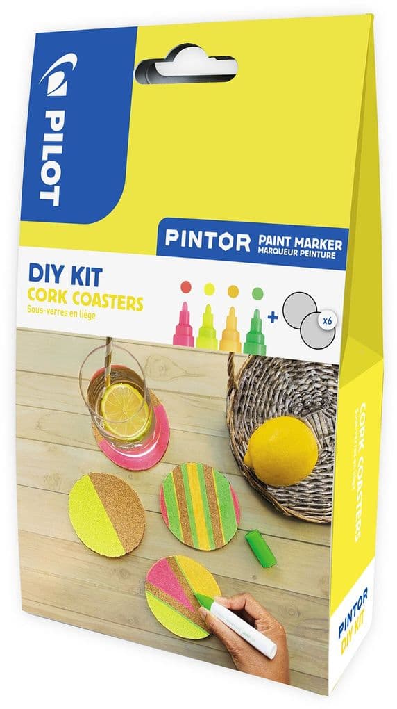 Pilot Pen - Pintor DIY-Set Korkuntersetzer, 4.5 M