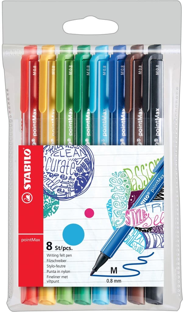 STABILO Filzstifte pointMax 8er Set