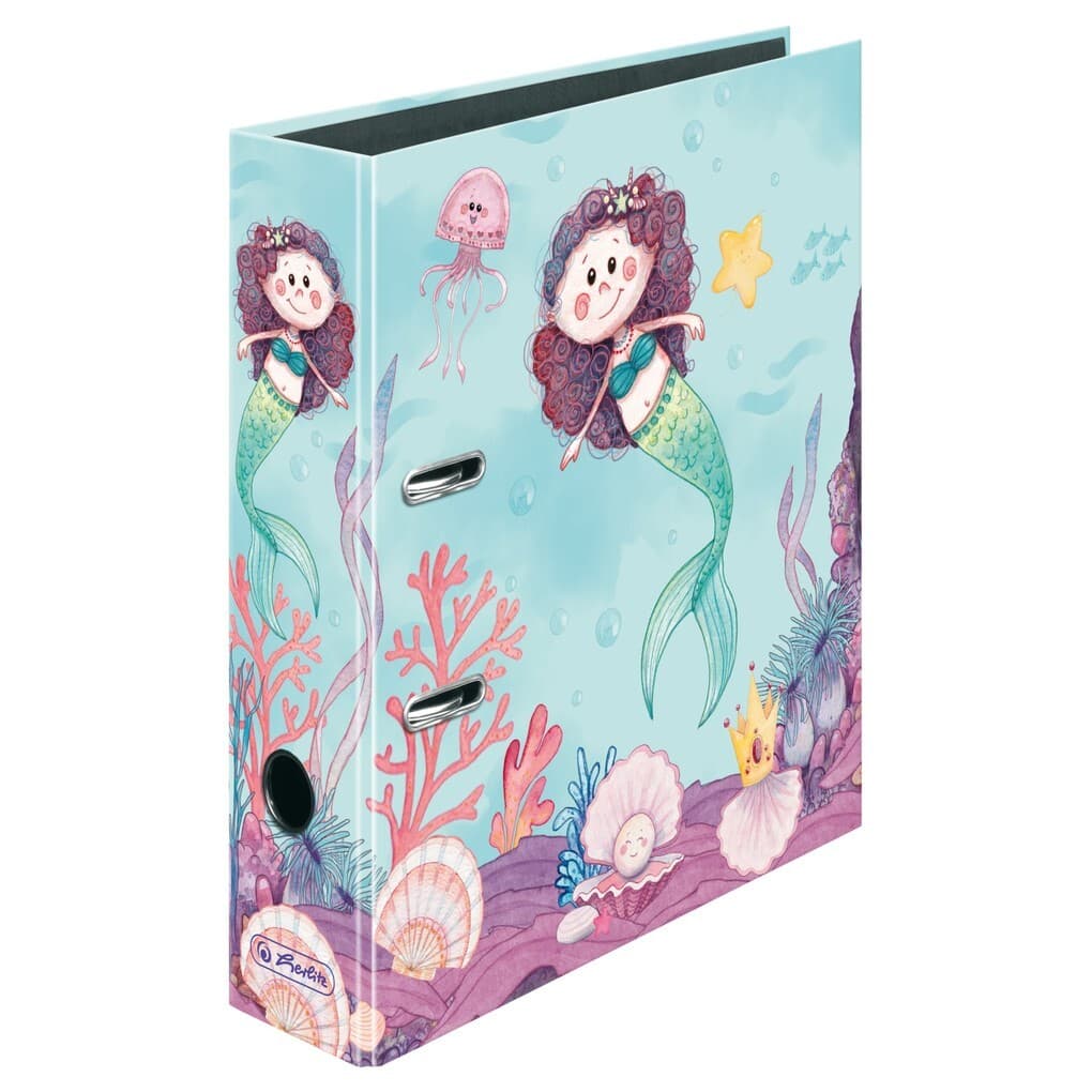 Herlitz Ordner maX.file A4 8cm Meerjungfrau