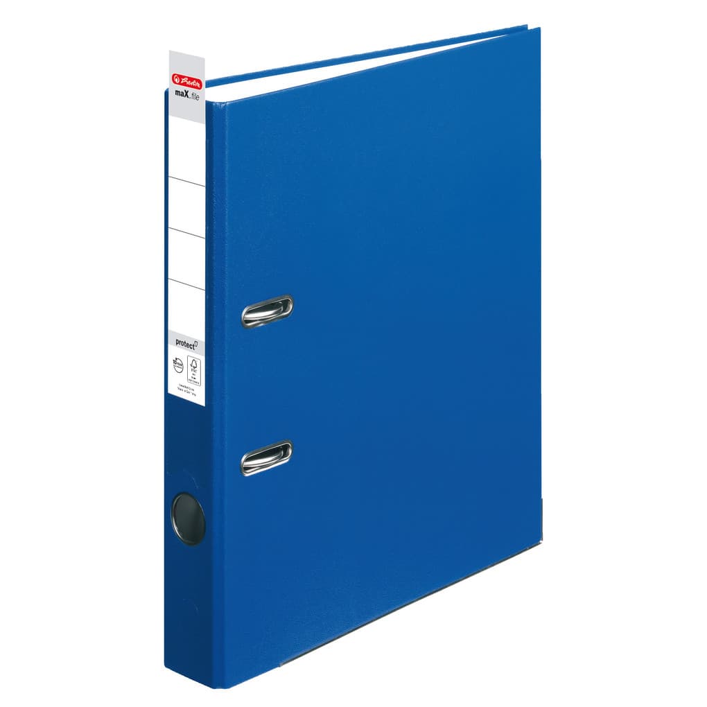Herlitz Ordner maX.file protect A4 5cm blau