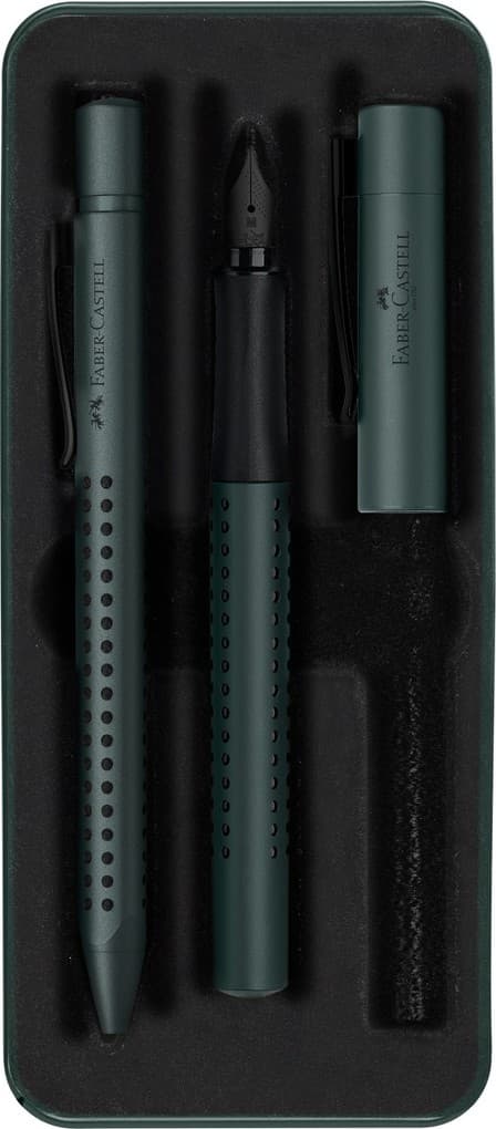 Faber-Castell Füller/Kugelschreiber Grip Edition mistletoe 2er Set