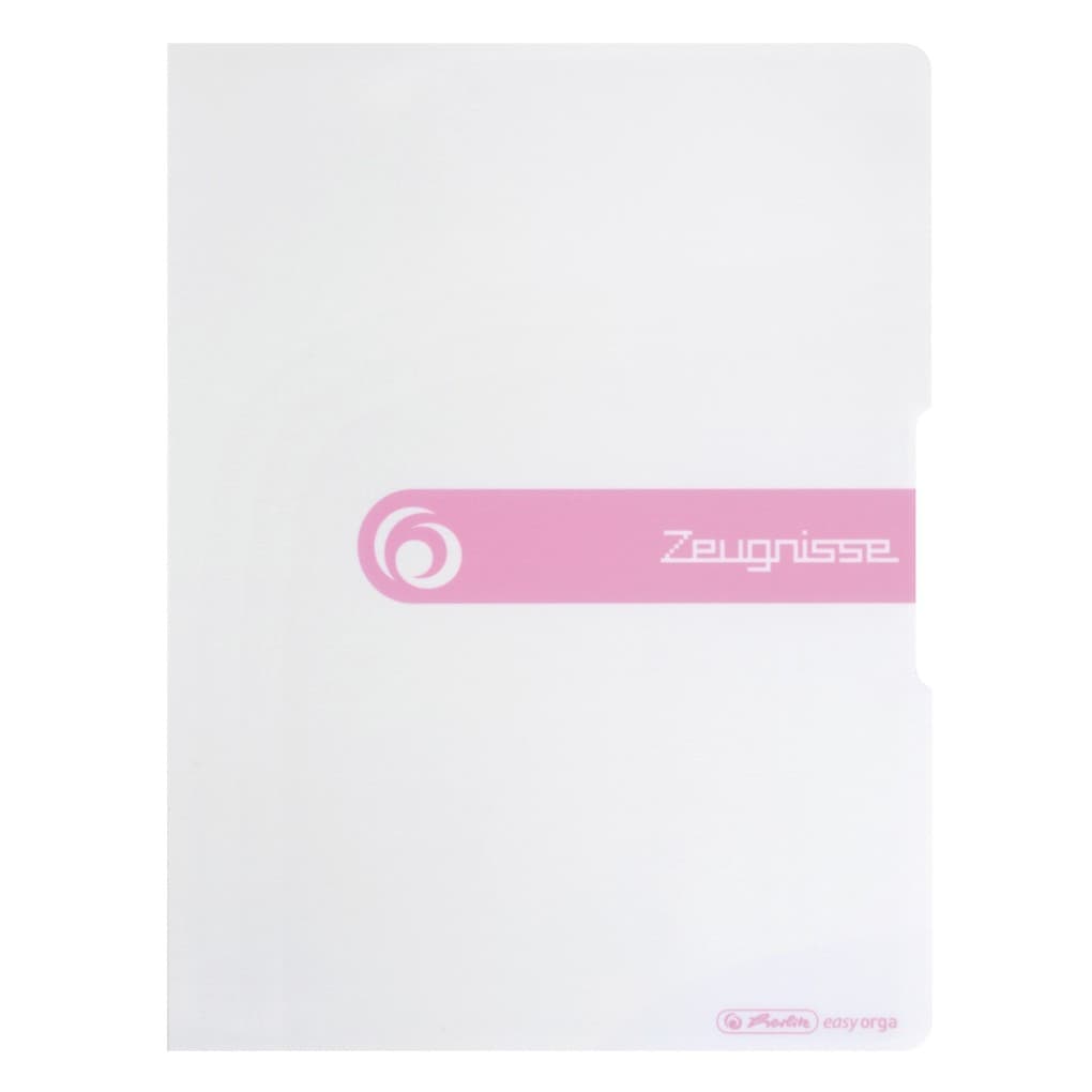 Herlitz Zeugnismappe A4 weiß