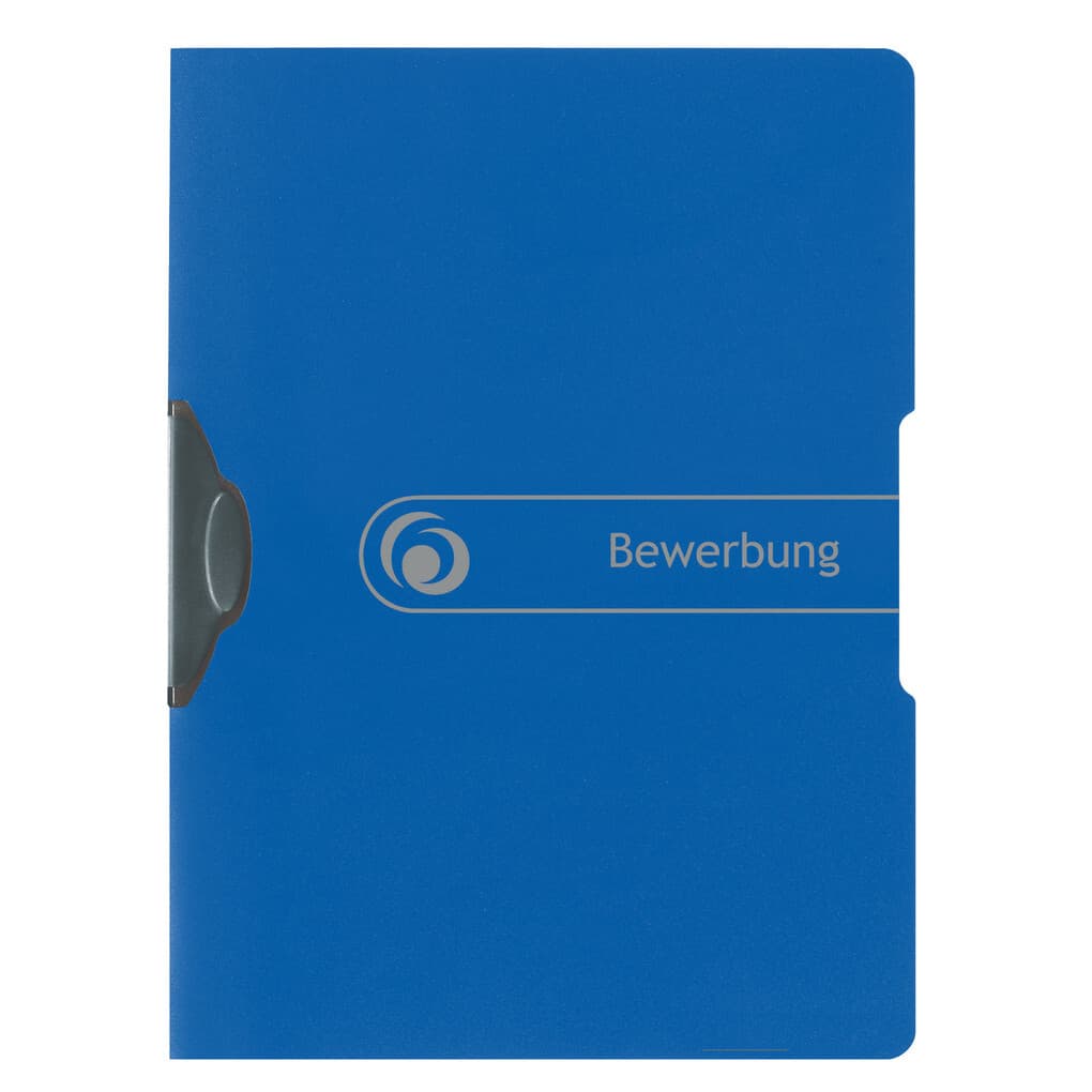 Herlitz Bewerbungsmappe Express-Clip A4 PP blau