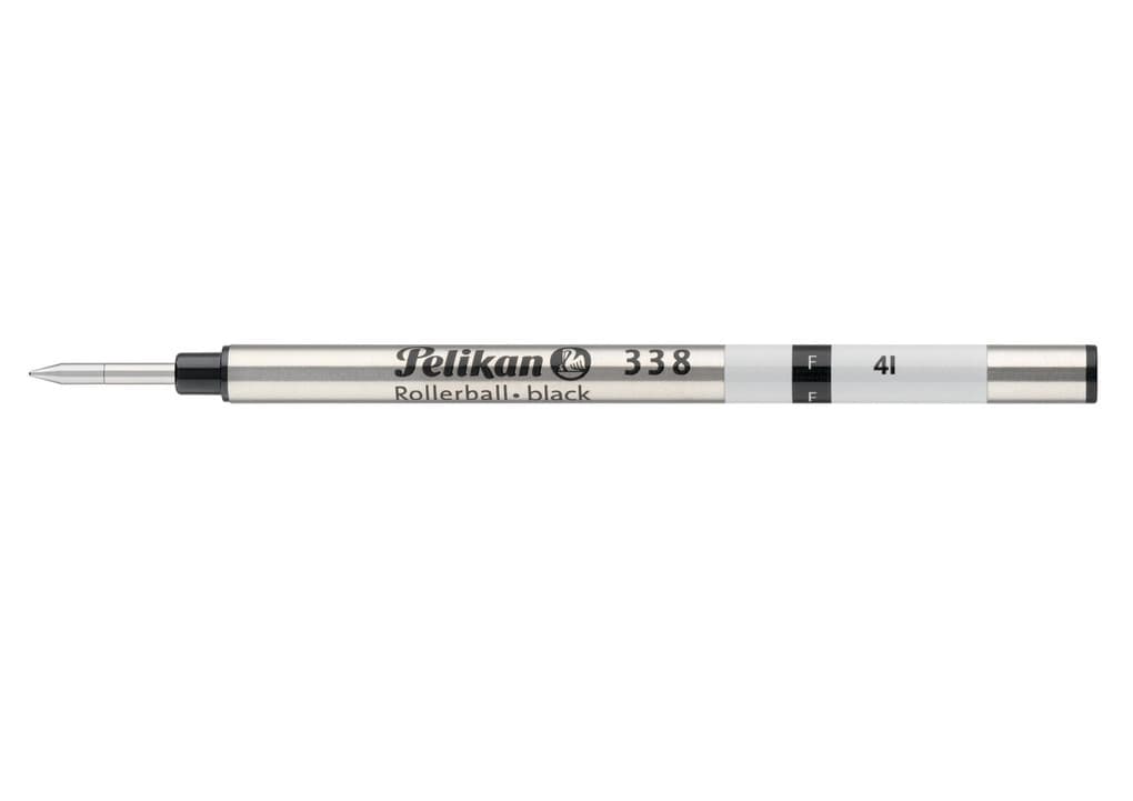 Pelikan Rollermine 338 F, Rollerball, schwarz , 1 Stück