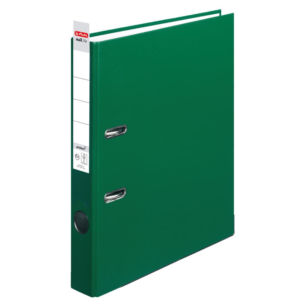 Herlitz Ordner maX.file protect A4 5cm grün