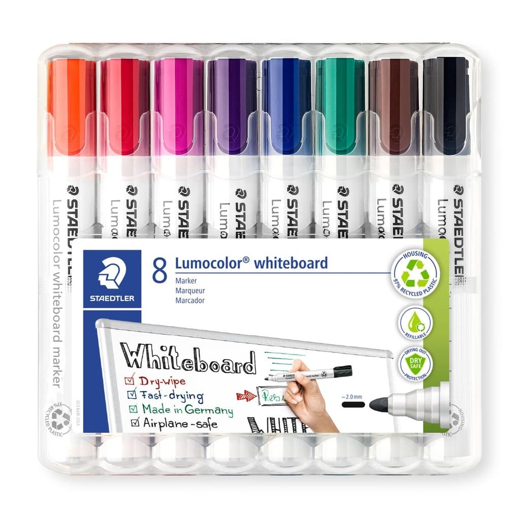 STAEDTLER Whiteboardmarker Lumocolor 8er Set
