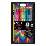 STABILO Filzstifte Pen 68 Arty, 12er Set