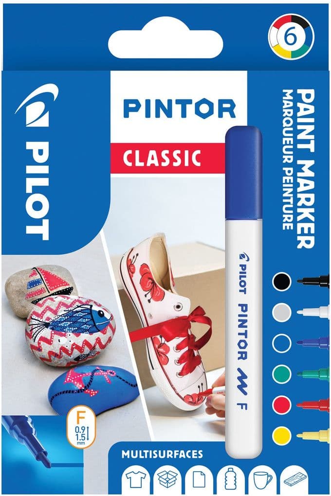 Pilot Pen - Pintor Classic, F 6er Set