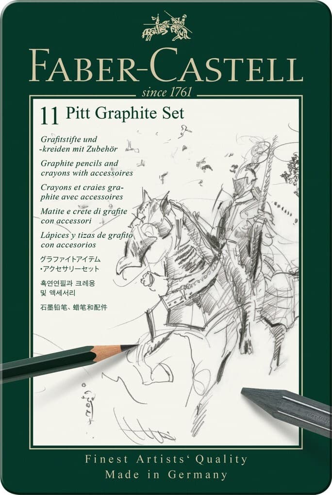 Faber-Castell Set Pitt Graphite kleines Set 11er Metalletui