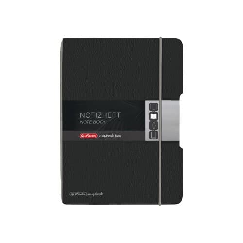 Herlitz Notizheft my.book flex A5 punktiert schwarz