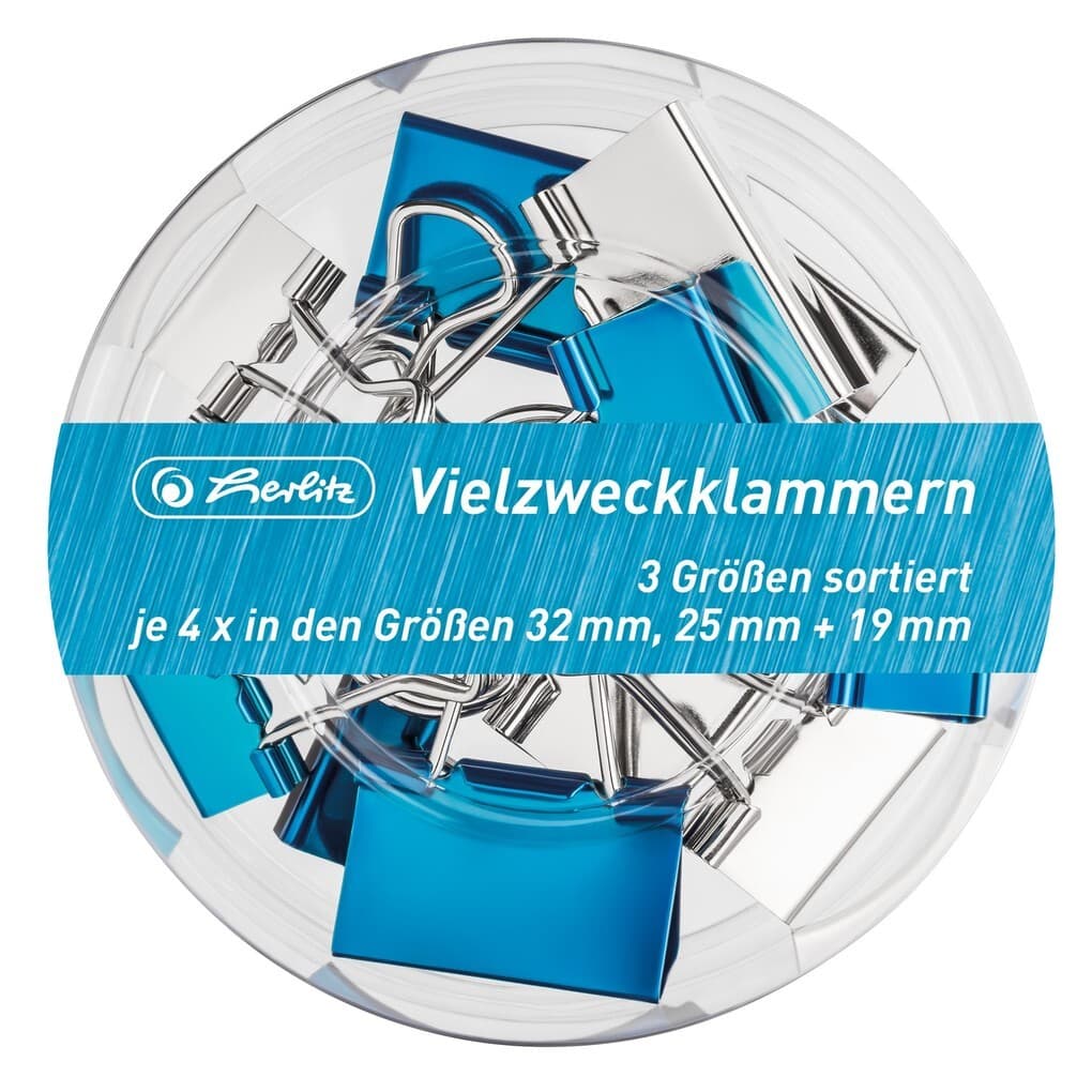 Herlitz Vielzweckklammern Frozen Glam 3 Größen
