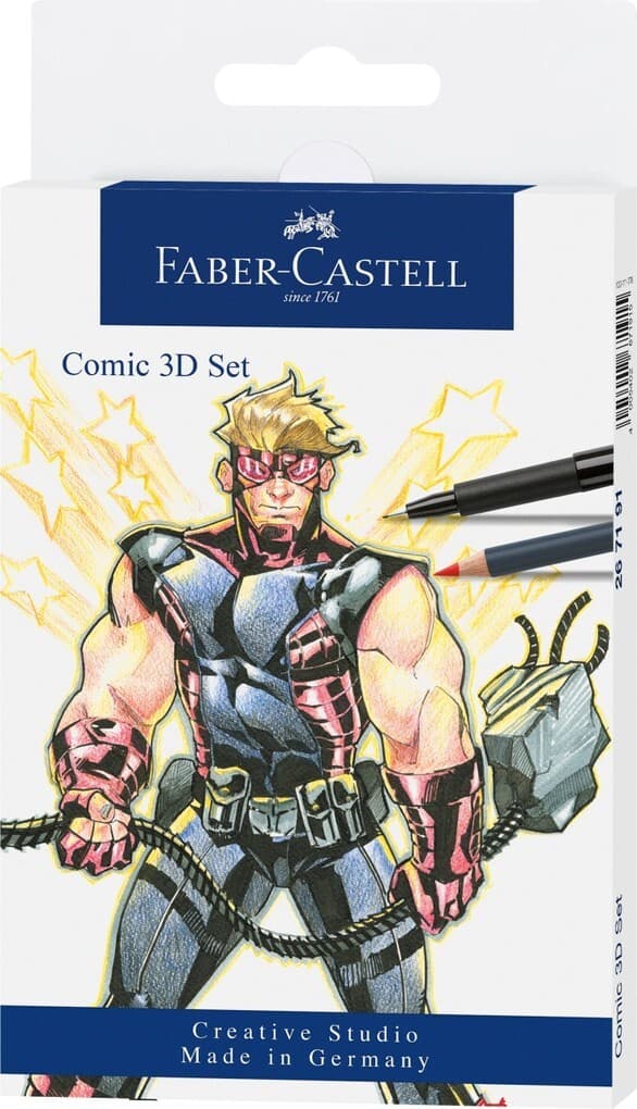 Faber-Castell Tuschestifte Comic 3D Set