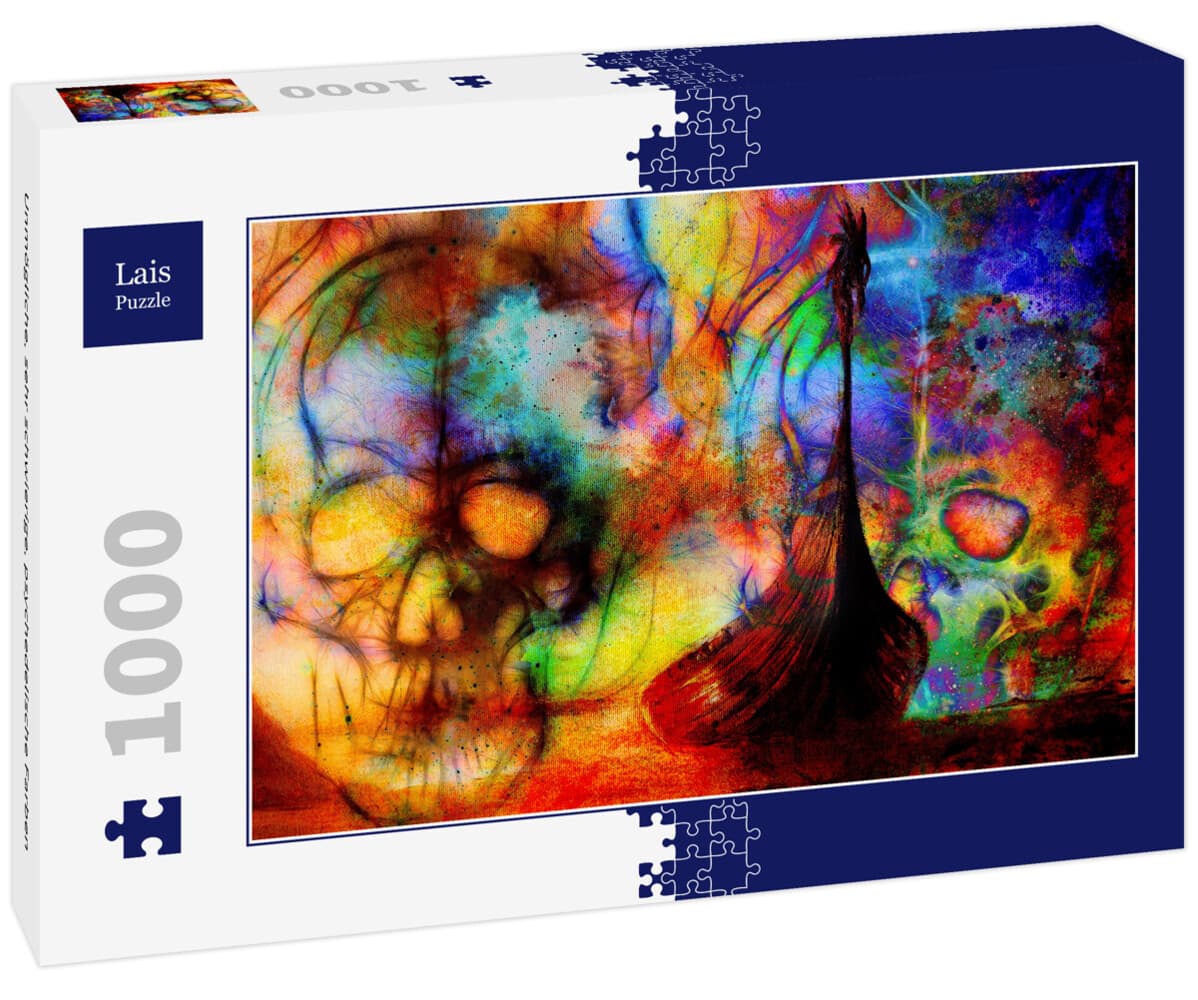 Lais Puzzle - Unmögliche, sehr schwierige, psychedelische Farben - 1000 Teile