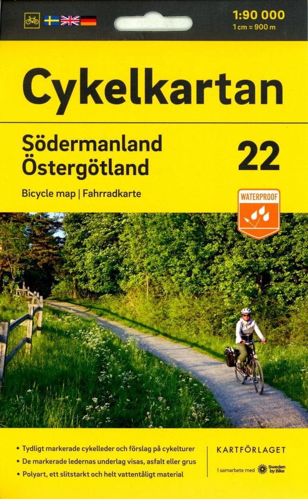 Cykelkartan Blad 22 Södermanland/Östergötland 1:90000