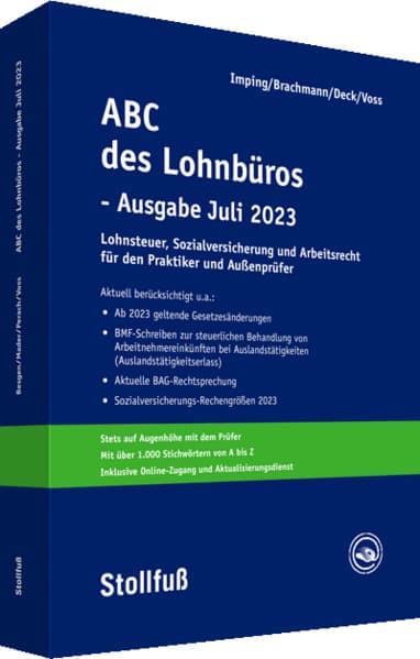ABC des Lohnbüros - Ausgabe Juli 2023, m. Buch, m. Online-Zugang