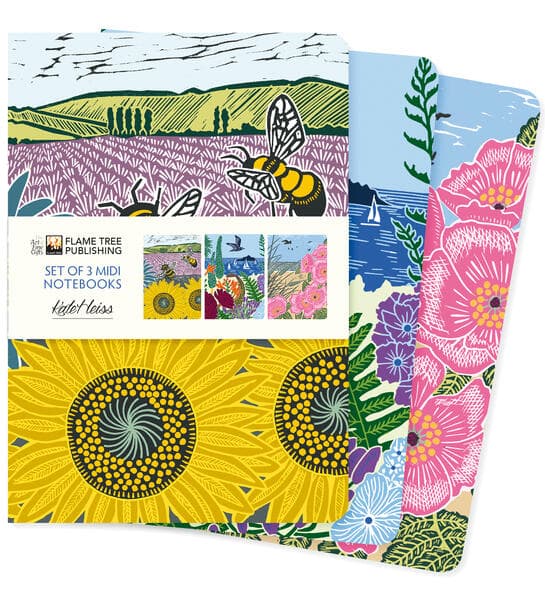 Kate Heiss Set of 3 MIDI Notebooks
